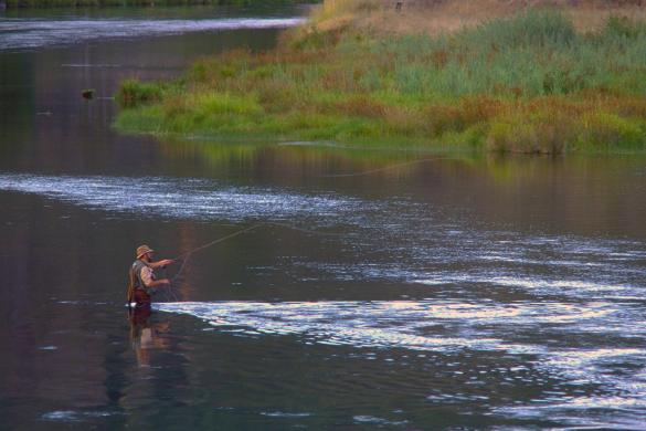 Fishing on public land in the Pacific Northwest